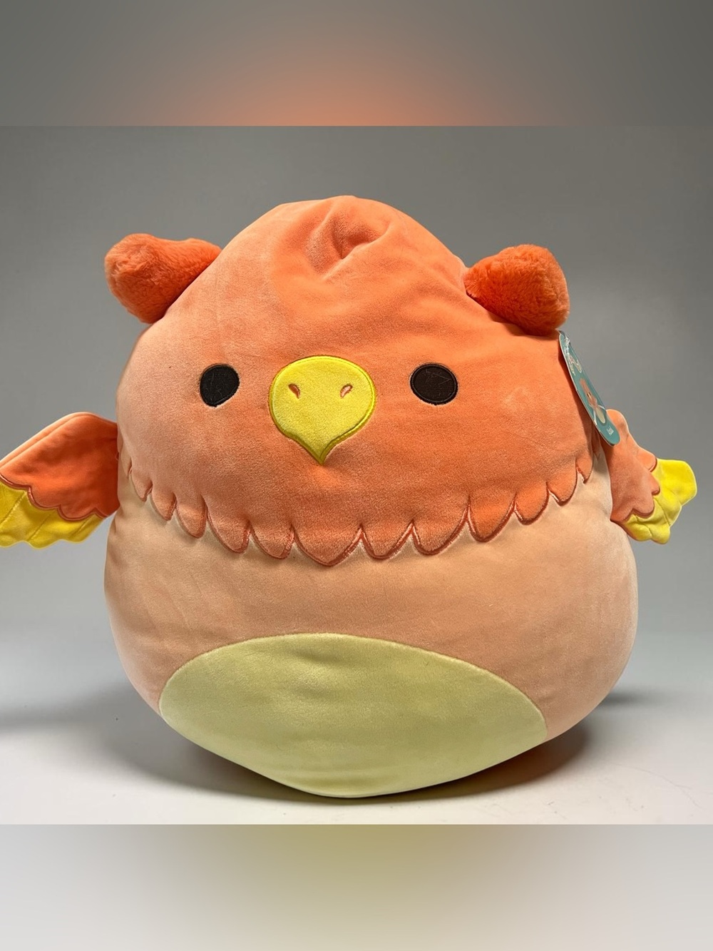 Abdul - 16 inch Squishmallows Orange and Yellow Bird Plush